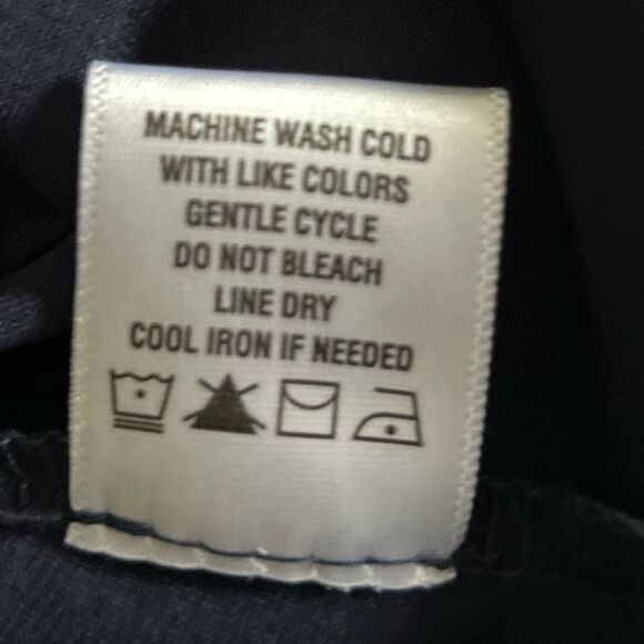 MSK Petite Women’s Navy Blue Short Sleeve Pullover Dress Silver Ring  Small - Picture 7 of 11